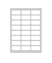 Self Adhesive Label 30mm X 64mm [White]